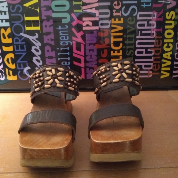 Aldo Shoes - Vintage Wooden Clogs
